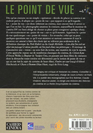 Quatrième de couverture de « LE POINT DE VUE »