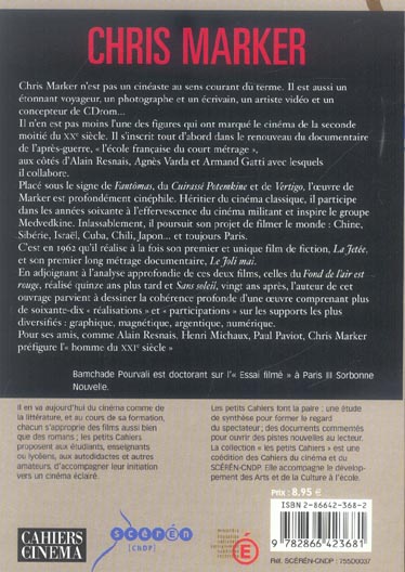Quatrième de couverture de « CHRIS MARKER »