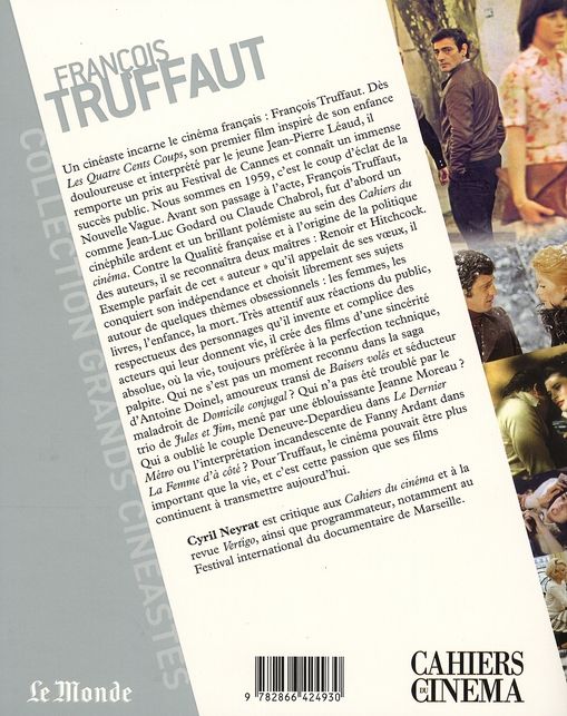Quatrième de couverture de « FRANCOIS TRUFFAUT »