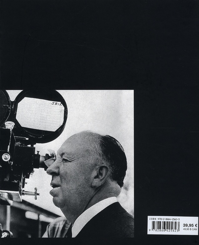 Quatrième de couverture de « ALFRED HITCHCOCK AU TRAVAIL »