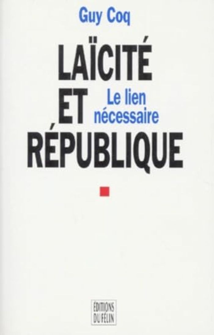 Couverture du livre « LAICITE ET REPUBLIQUE - LE LIEN NECESSAIRE », librairie Les Contes Infusés à Corte