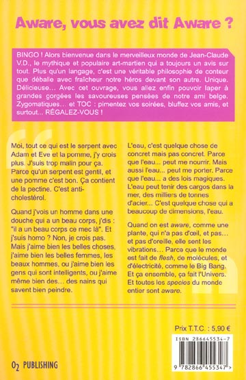 Quatrième de couverture de « AWARE ! - LA COMPILE INTEGRALE DES VRAIES PERLES DE JEAN-CL »