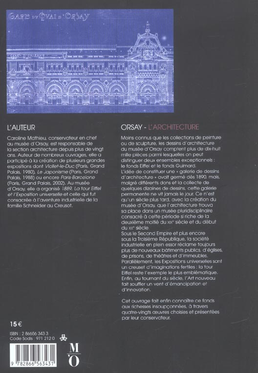 Quatrième de couverture de « ORSAY L'ARCHITECTURE »