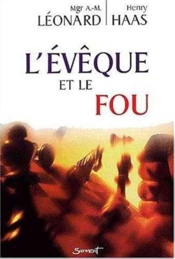 Couverture du livre « L'EVEQUE ET LE FOU » de Haas/leonard, librairie Les Contes Infusés à Corte