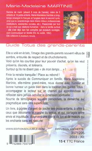 Quatrième de couverture de « GUIDE TOTUS - DES GRANDS-PARENTS »