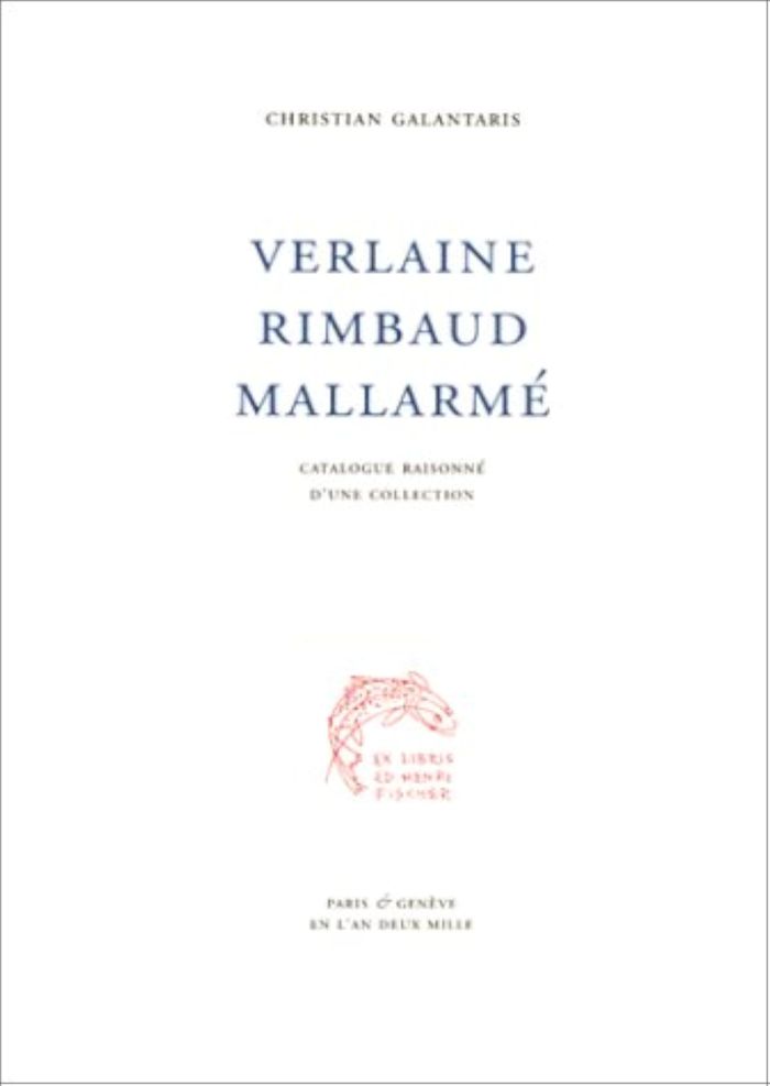 Couverture du livre « VERLAINE, RIMBAUD, MALLARME T1 », librairie Les Contes Infusés à Corte