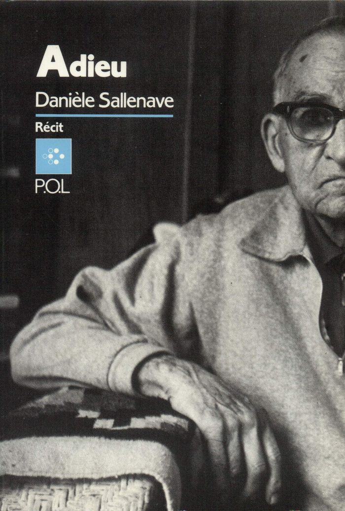 Couverture du livre « ADIEU » de Daniele Sallenave, librairie Les Contes Infusés à Corte