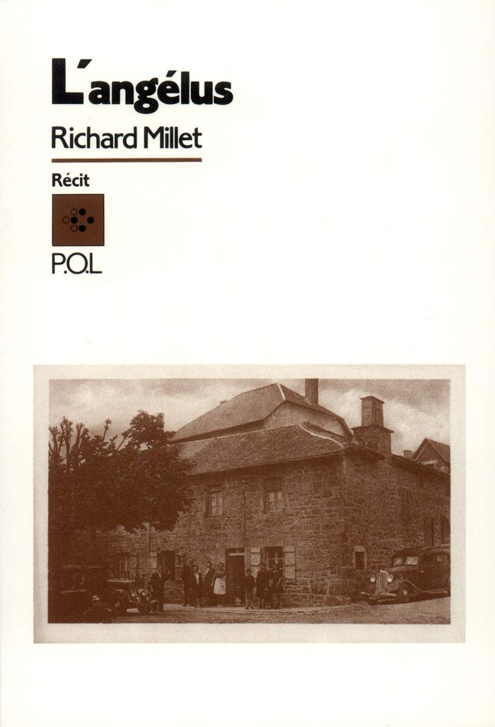 Couverture du livre « L'ANGELUS » de Richard Millet, librairie Les Contes Infusés à Corte