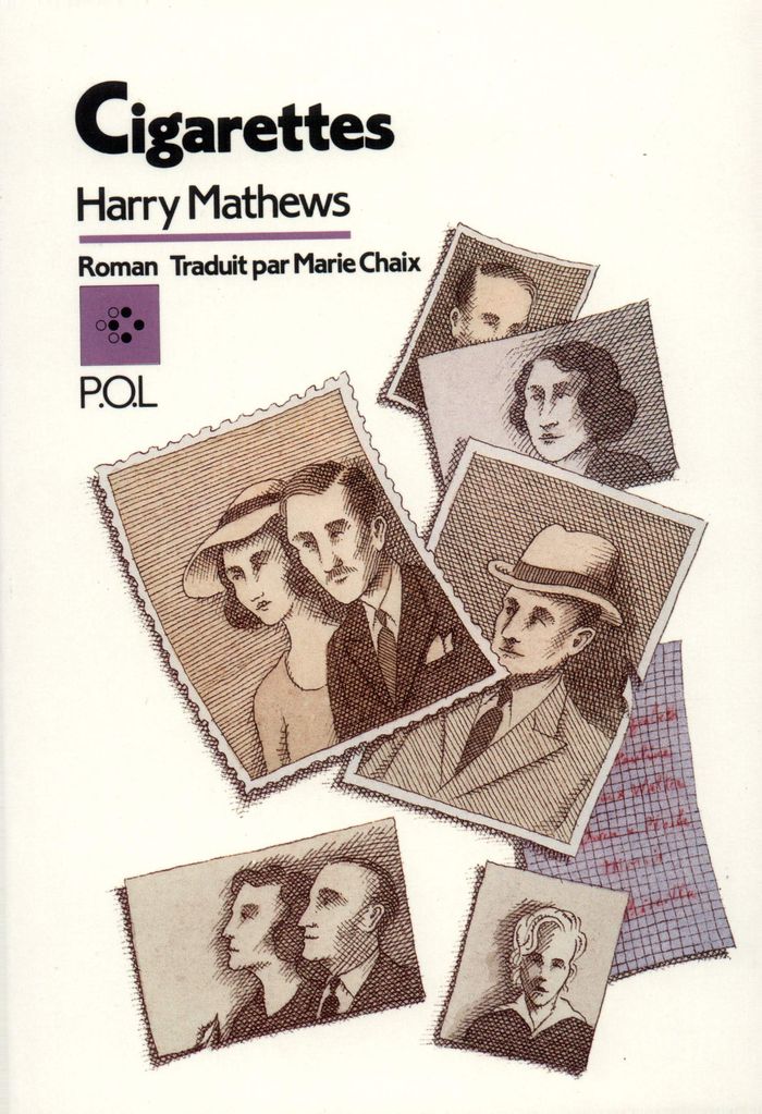 Couverture du livre « CIGARETTES » de Harry Mathews, librairie Les Contes Infusés à Corte