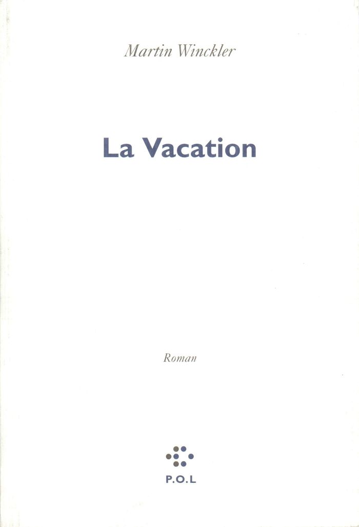 Couverture du livre « LA VACATION », librairie Les Contes Infusés à Corte