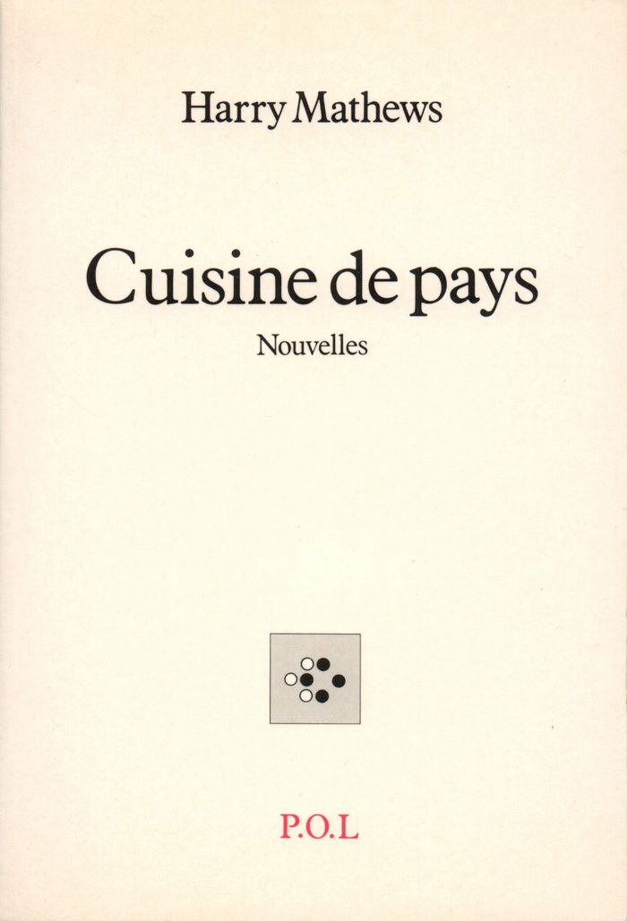Couverture du livre « CUISINE DE PAYS » de Harry Mathews, librairie Les Contes Infusés à Corte
