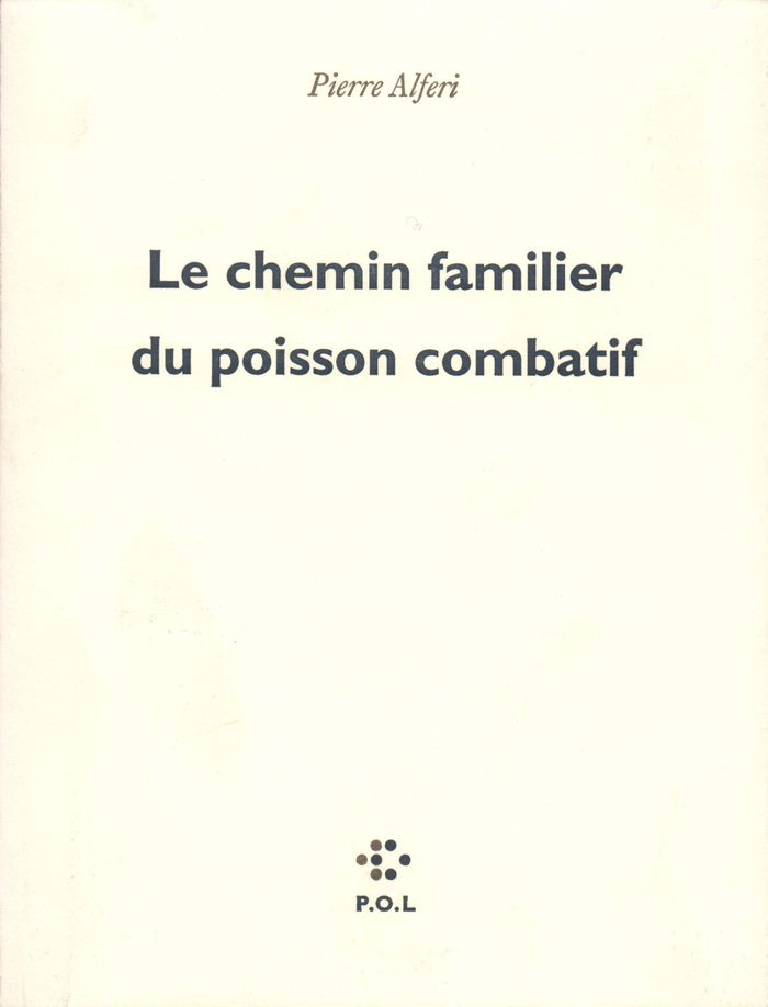 Couverture du livre « LE CHEMIN FAMILIER DU POISSON COMBATIF », librairie Les Contes Infusés à Corte