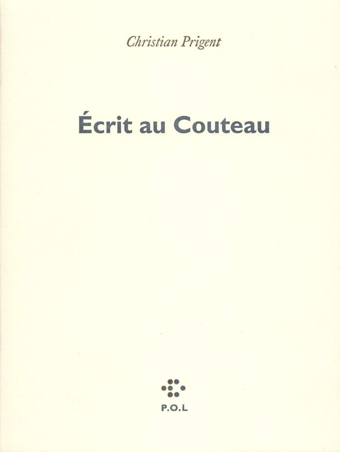 Couverture du livre « ECRIT AU COUTEAU », librairie Les Contes Infusés à Corte