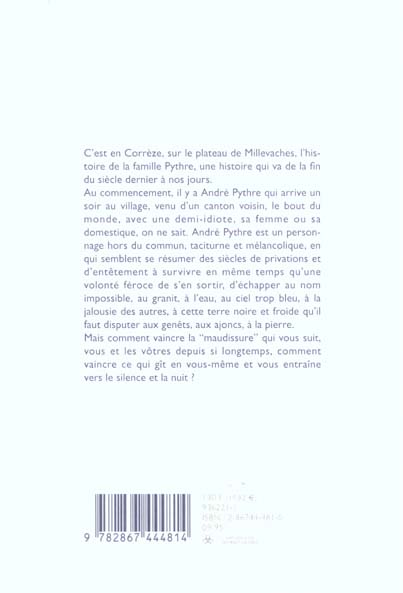 Quatrième de couverture de « LA GLOIRE DES PYTHRE »