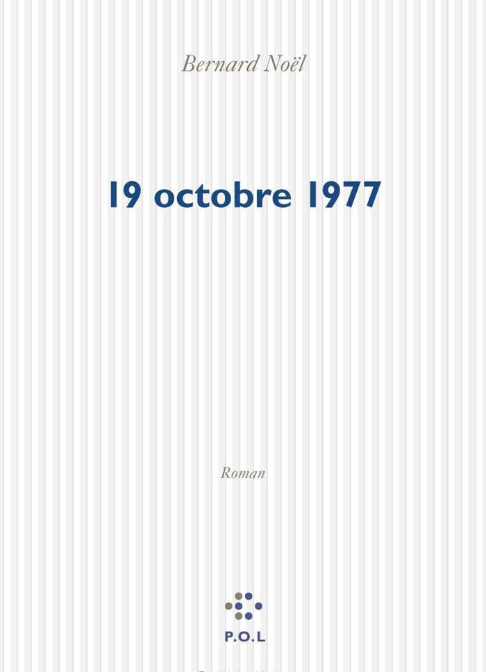 Couverture du livre « LE 19 OCTOBRE 1977 », librairie Les Contes Infusés à Corte