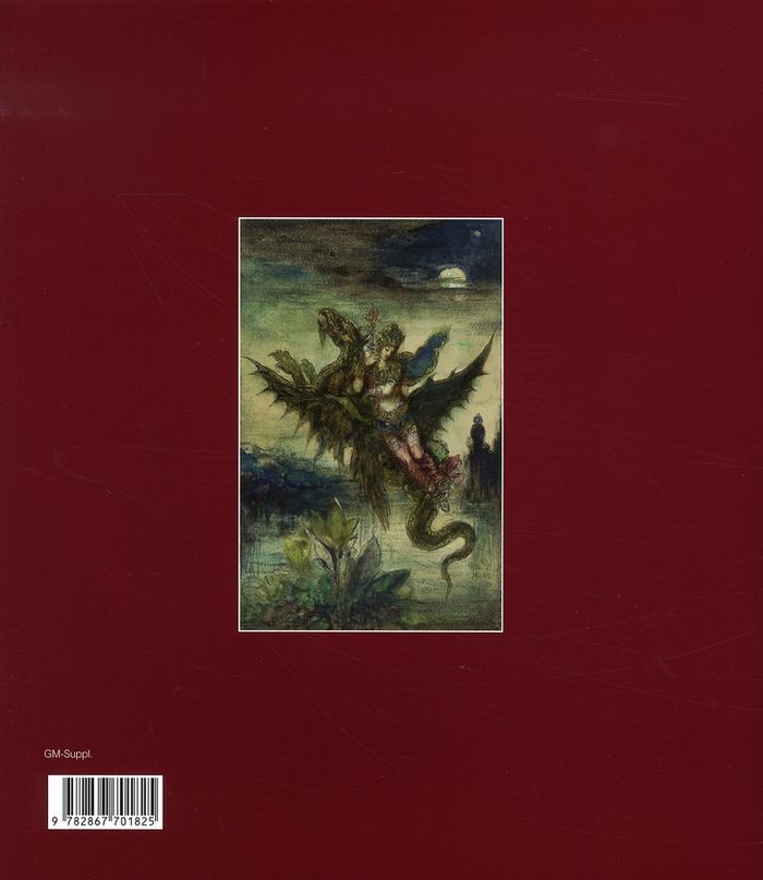 Quatrième de couverture de « GUSTAVE MOREAU - SUPPLEMENT AU NOUVEAU CATALOGUE... »