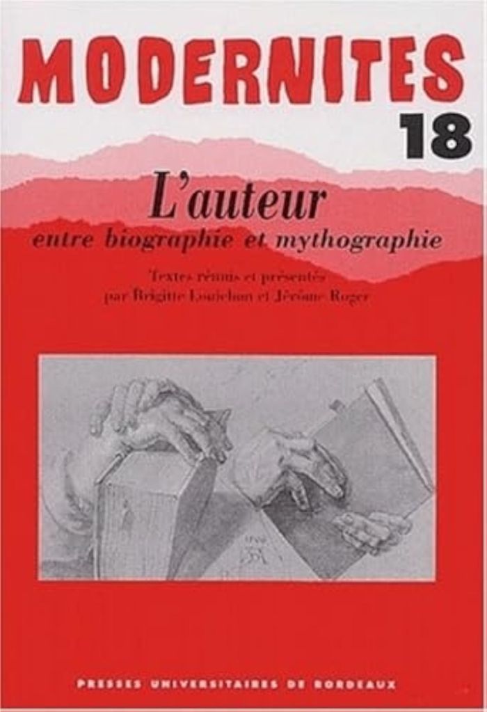 Couverture du livre « L'AUTEUR ENTRE BIOGRAPHIE ET MYTHOGRAPHIE » de Brigitte Louichon, R, librairie Les Contes Infusés à Corte
