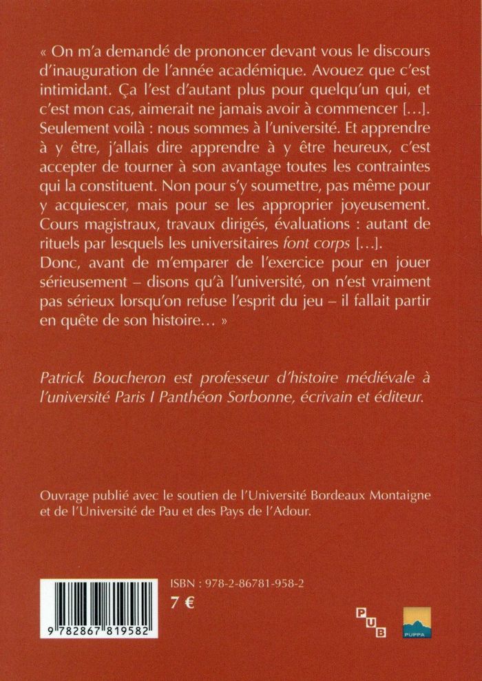 Quatrième de couverture de « Au banquet des savoirs : éloge dantesque de la transmission »