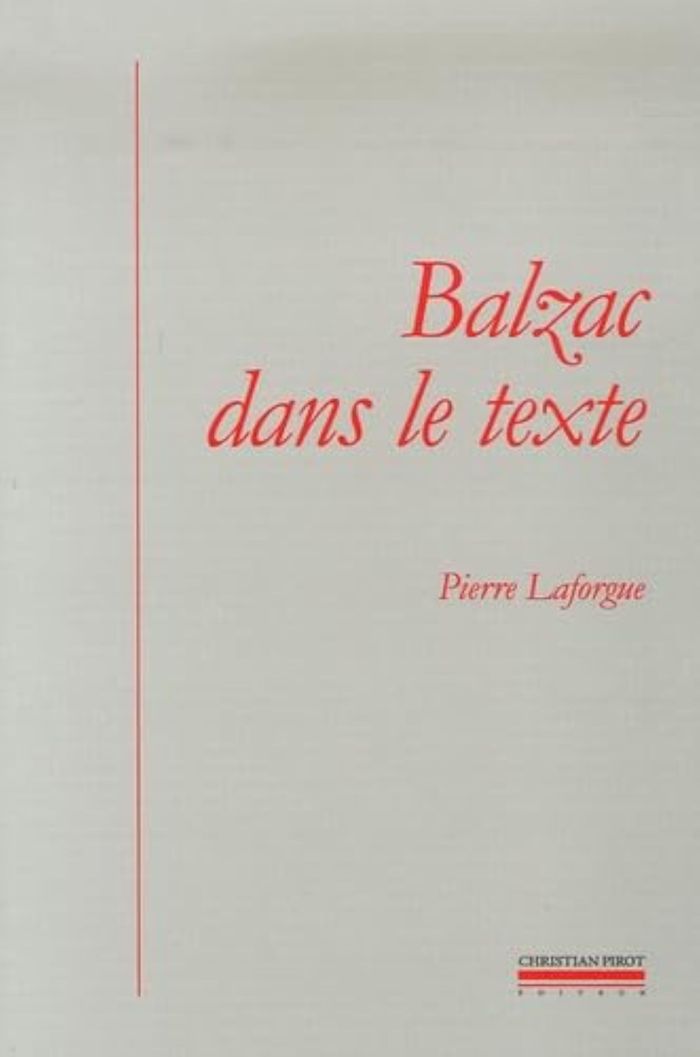 Couverture du livre « BALZAC DANS LE TEXTE », librairie Les Contes Infusés à Corte