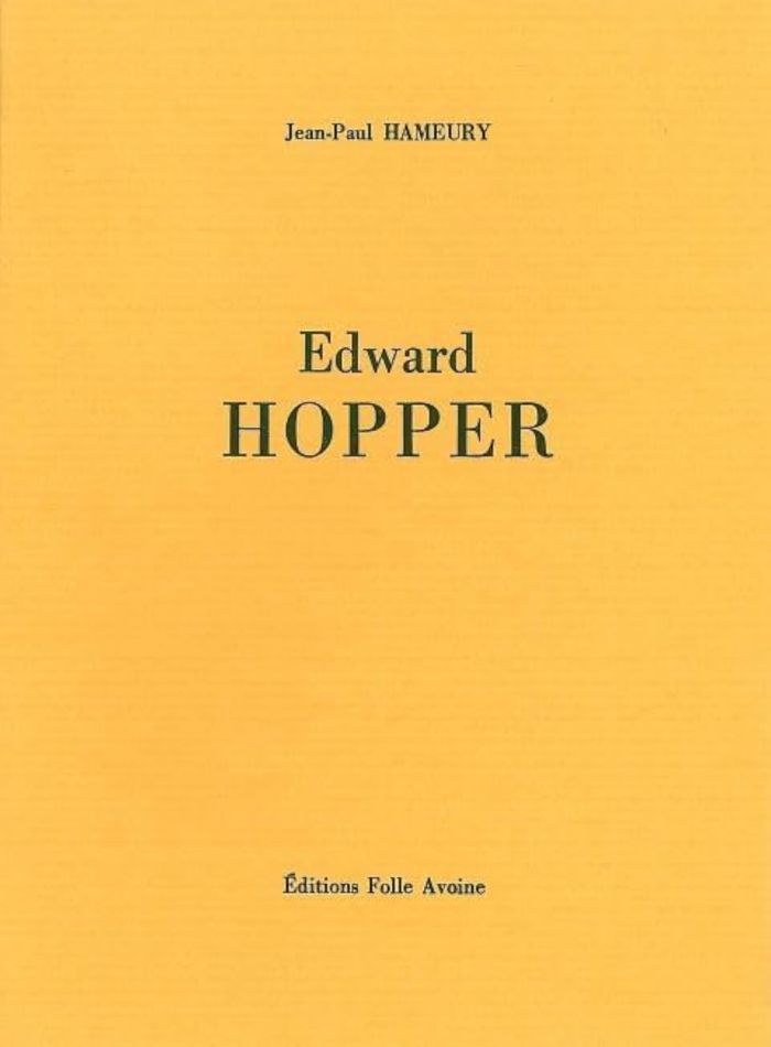 Couverture du livre « EDWARD HOPPER », librairie Les Contes Infusés à Corte
