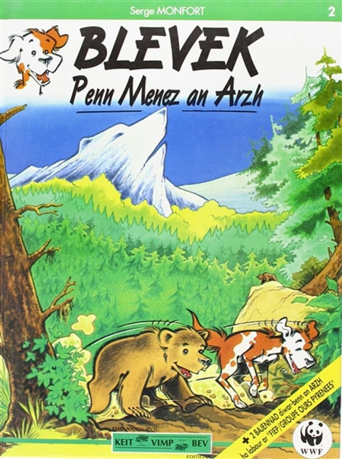 Couverture du livre « BLEVEK PENN MENEZ AN ARZH » de Serge Monfort, librairie Les Contes Infusés à Corte