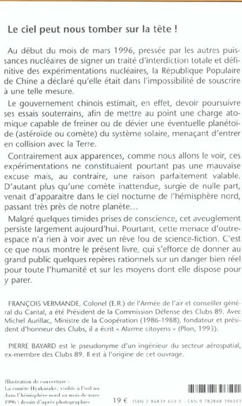 Quatrième de couverture de « L'AUTRE GUERRE DES ETOILES - LA MENACE REELLE »