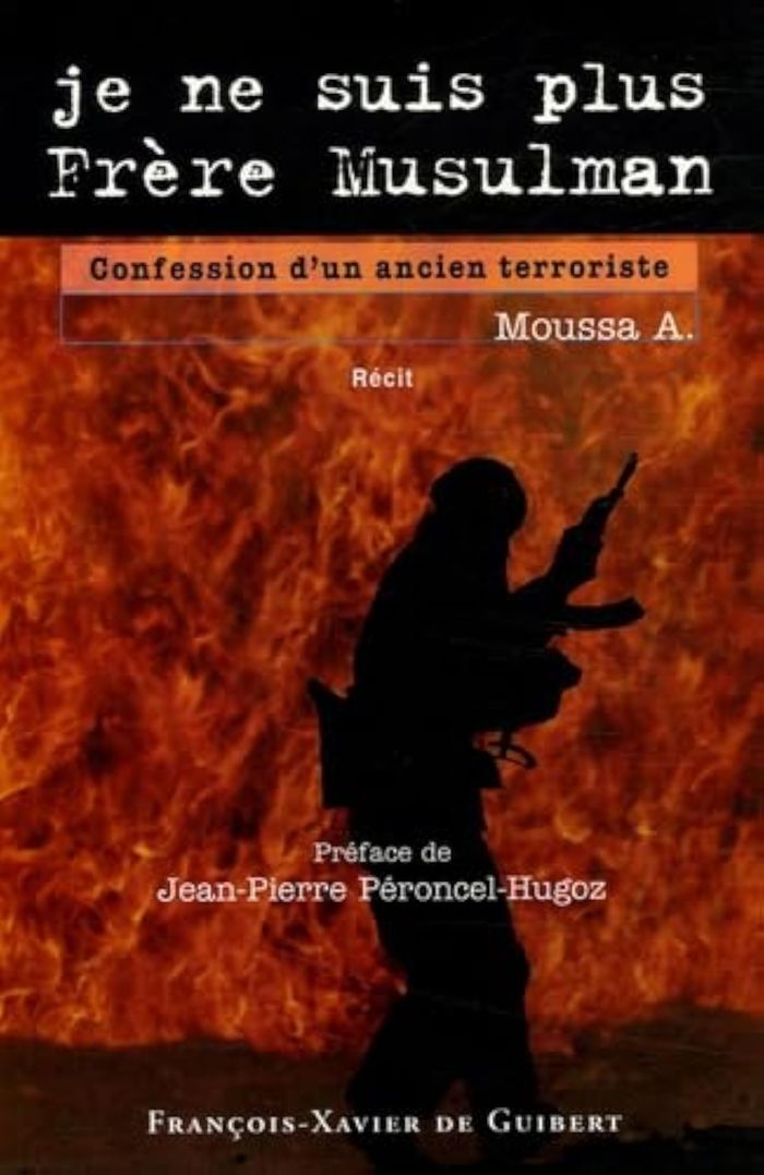 Couverture du livre « JE NE SUIS PLUS FRERE MUSULMAN - CONFESSION D'UN ANCIEN TERRORISTE » de Moussa, librairie Les Contes Infusés à Corte