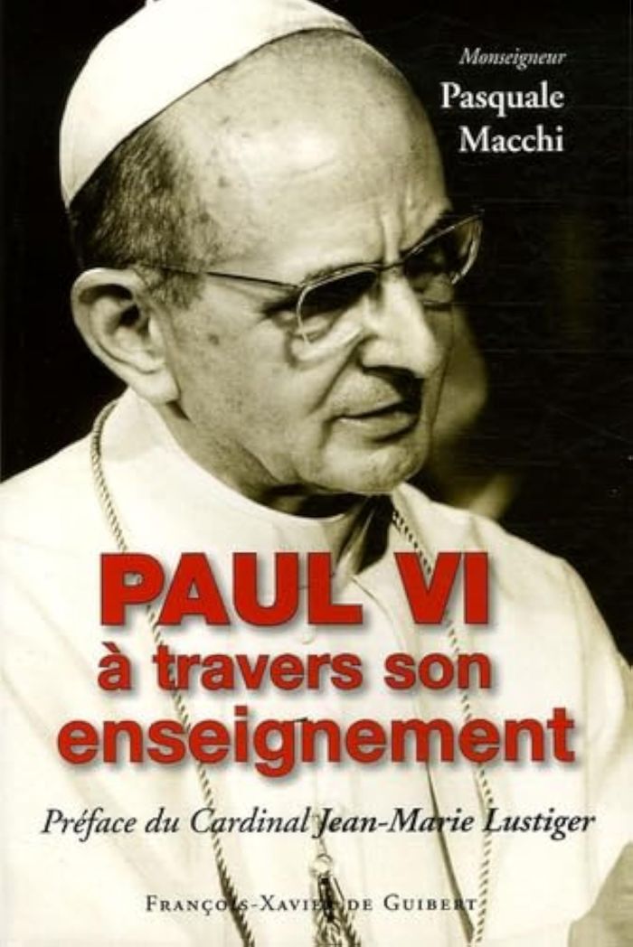 Couverture du livre « PAUL VI A TRAVERS SON ENSEIGNEMENT », librairie Les Contes Infusés à Corte