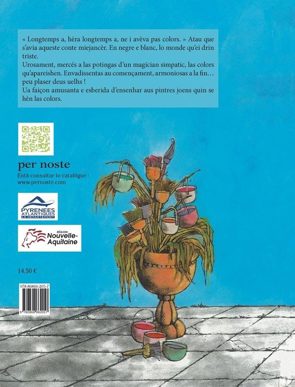 Quatrième de couverture de « Lo magician de las colors »