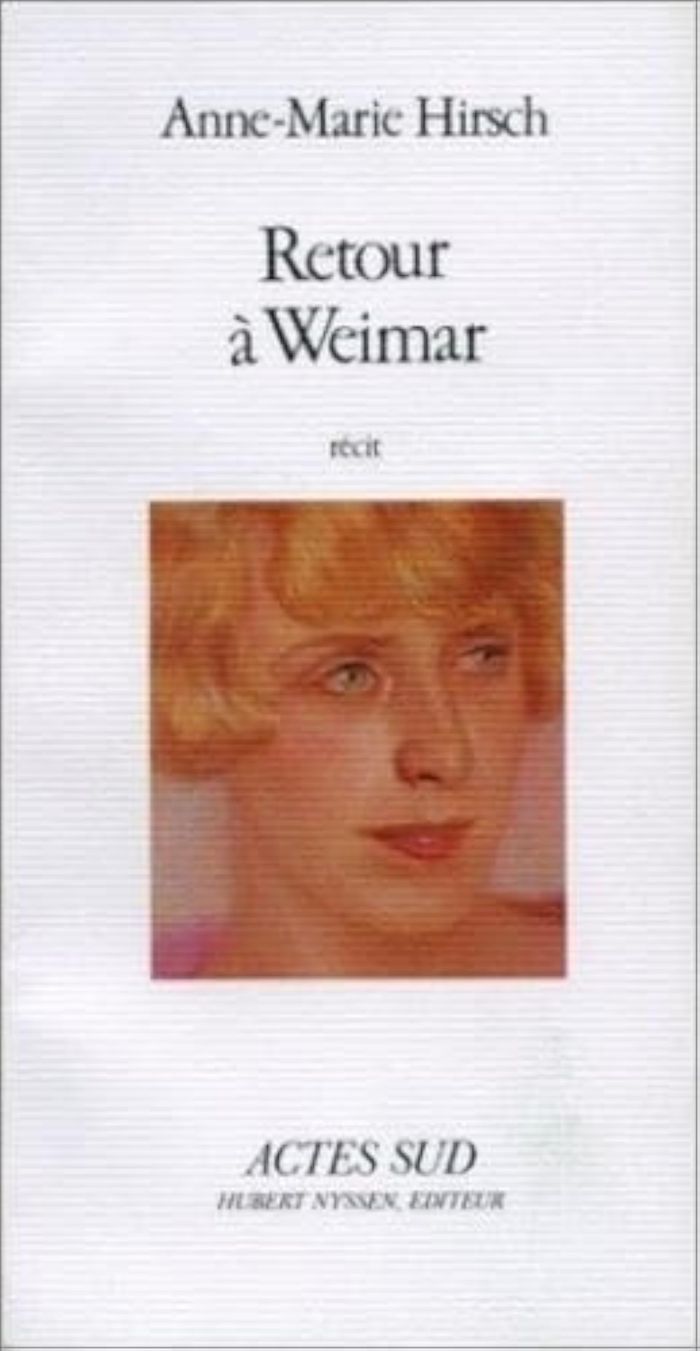 Couverture du livre « RETOUR A WEIMAR », librairie Les Contes Infusés à Corte