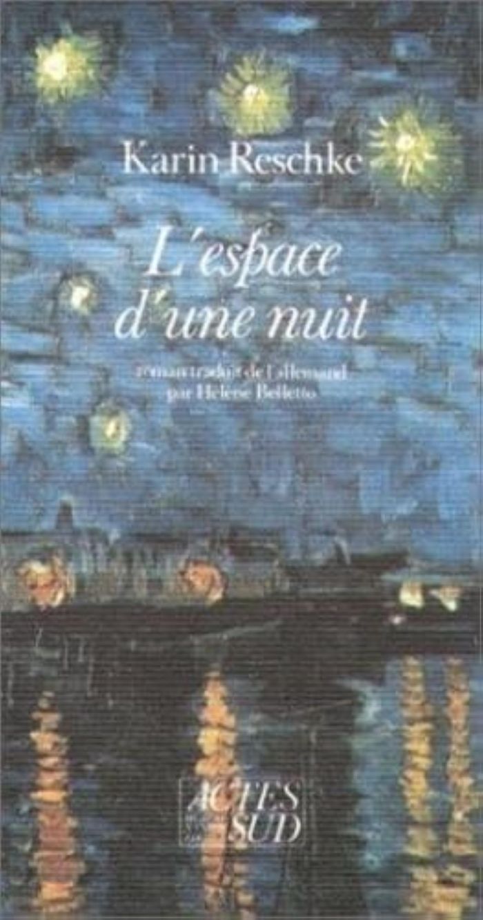 Couverture du livre « L'ESPACE D'UNE NUIT » de Karin Reschke, librairie Les Contes Infusés à Corte