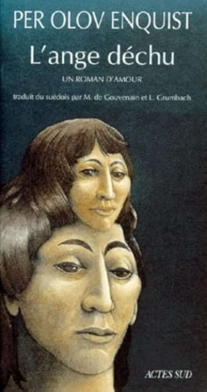 Couverture du livre « L'ANGE DECHU (?) » de Enquist Per Olov, librairie Les Contes Infusés à Corte