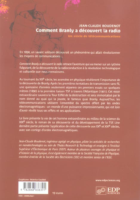 Quatrième de couverture de « COMMENT BRANLY A DECOUVERT LA RADIO »