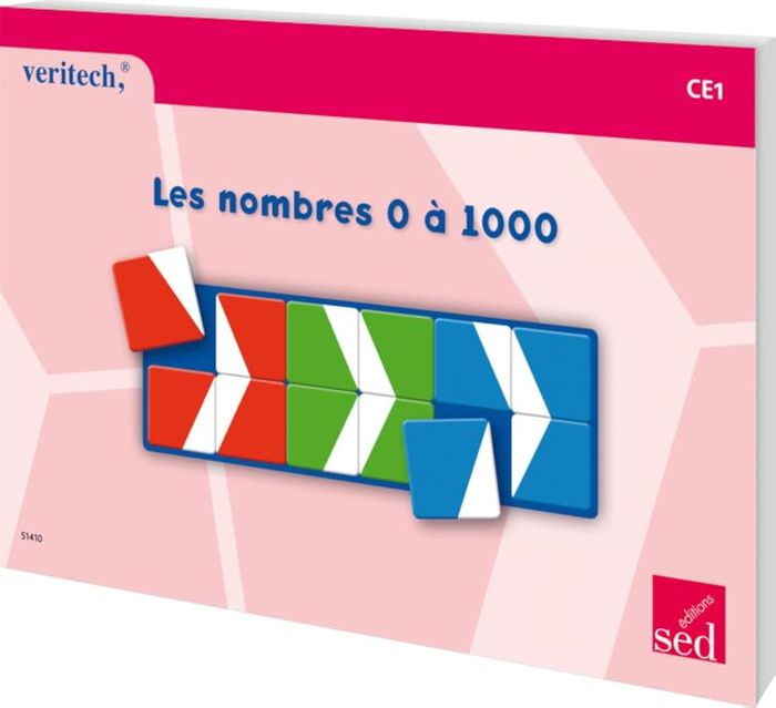 Couverture du livre « VERITECH - NOMBRES DE 0 A 1000 - CE1 » de Jacquart, librairie Les Contes Infusés à Corte