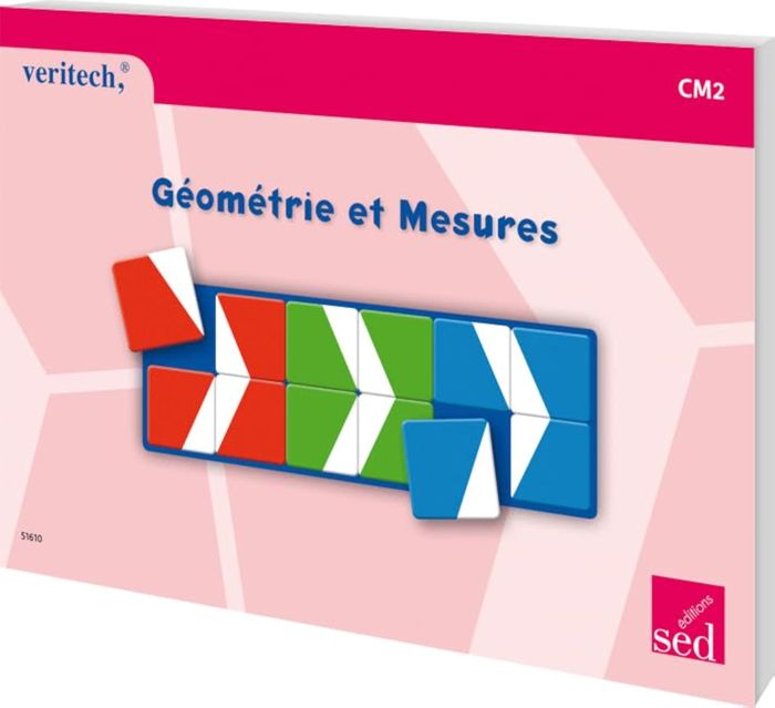 Couverture du livre « VERITECH - GEOMETRIE ET MESURES - CM2 » de Jacquart, librairie Les Contes Infusés à Corte