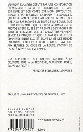 Quatrième de couverture de « MIDNIGHT EXAMINER »