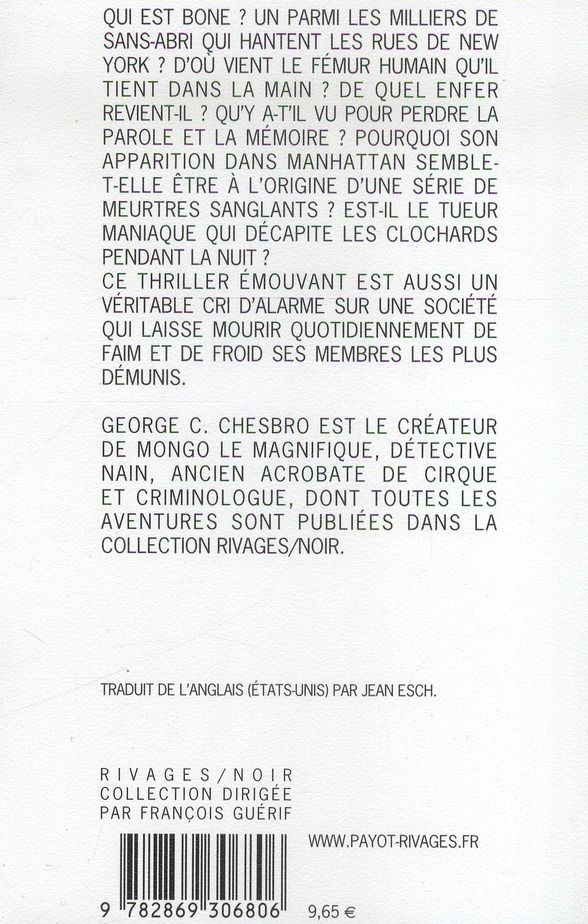 Quatrième de couverture de « BONE »
