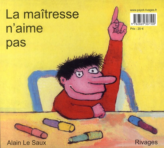 Quatrième de couverture de « LA MAITRESSE N'AIME PAS »