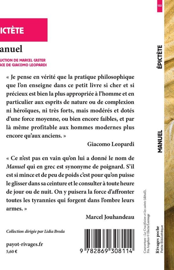 Quatrième de couverture de « MANUEL »