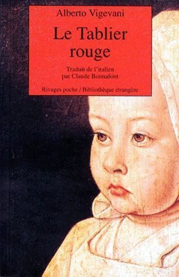 Couverture du livre « LE TABLIER ROUGE » de Alberto Vigevani, librairie Les Contes Infusés à Corte
