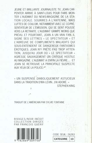 Quatrième de couverture de « COURRIER DE FAN »