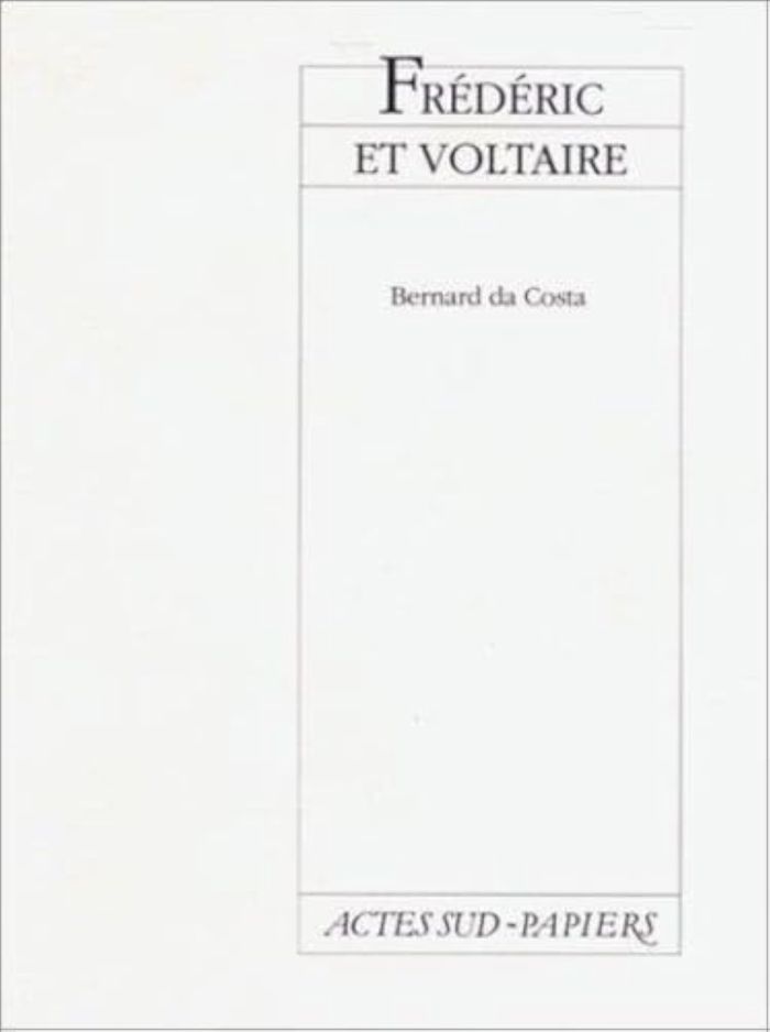 Couverture du livre « FREDERIC ET VOLTAIRE » de Da Costa Bernard, librairie Les Contes Infusés à Corte