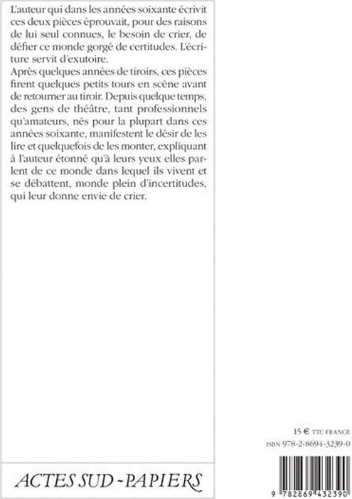 Quatrième de couverture de « DEMAIN UNE FENETRE SUR RUE... »