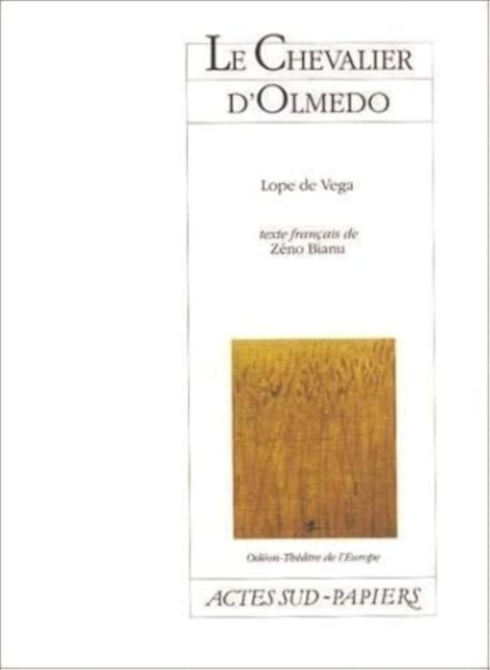 Couverture du livre « LE CHEVALIER D'OLMEDO » de Lope De Vega, librairie Les Contes Infusés à Corte