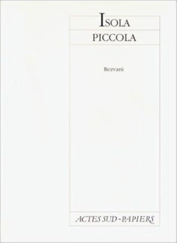 Couverture du livre « ISOLA PICCOLA », librairie Les Contes Infusés à Corte