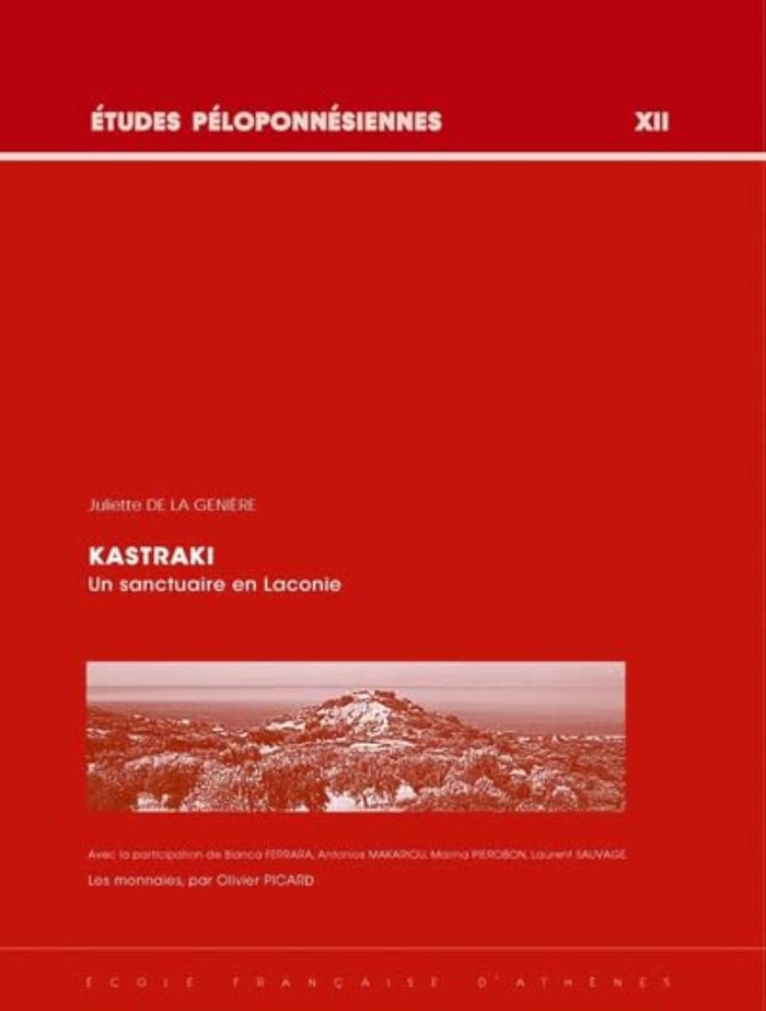 Couverture du livre « KASTRAKI - UN SANCTUAIRE EN LACONIE » de La/j., librairie Les Contes Infusés à Corte
