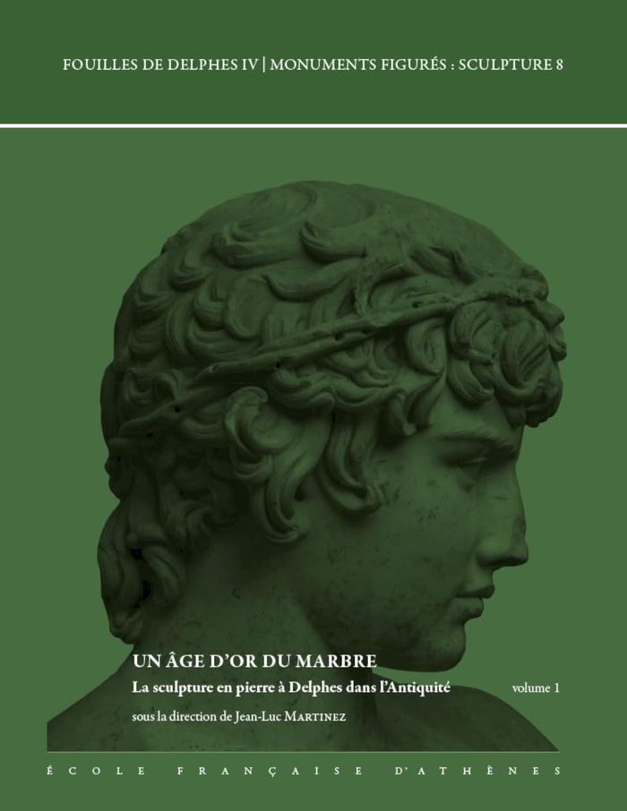 Couverture du livre « UN AGE D'OR DU MARBRE - LA SCULPTURE EN PIERRE A DELPHES DANS L'ANTIQUITE » de Martinez Jean-Luc, librairie Les Contes Infusés à Corte
