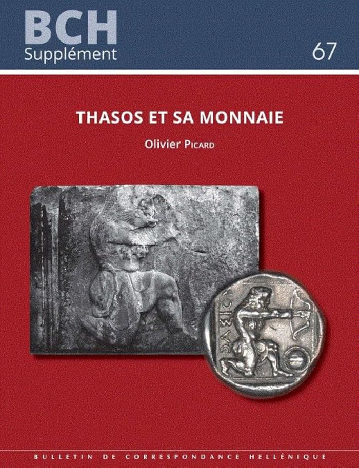 Couverture du livre « THASOS ET SA MONNAIE - RECUEIL D'ETUDES » de O. Picard, librairie Les Contes Infusés à Corte