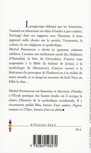 Quatrième de couverture de « Les animaux célèbres »