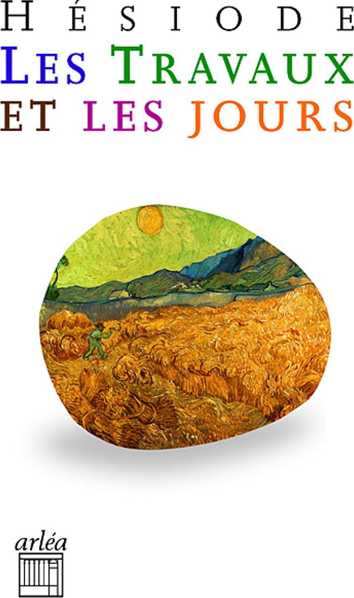 Couverture du livre « LES TRAVAUX ET LES JOURS NE » de Hesiode, librairie Les Contes Infusés à Corte